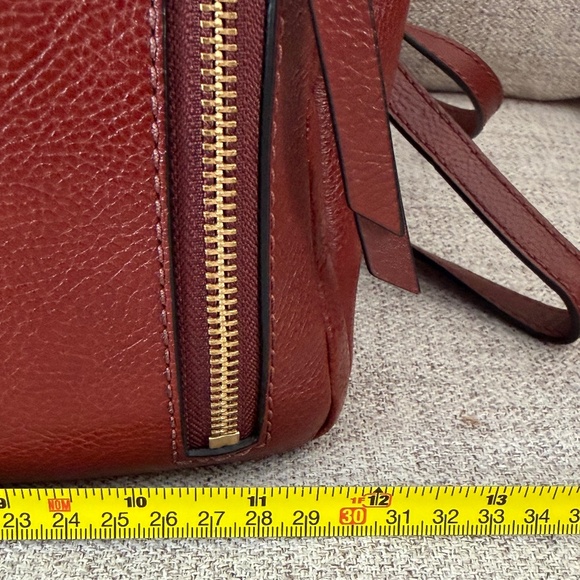 Fossil Amelia Convertible Backpack Dark Red Leather - Picture 13 of 16